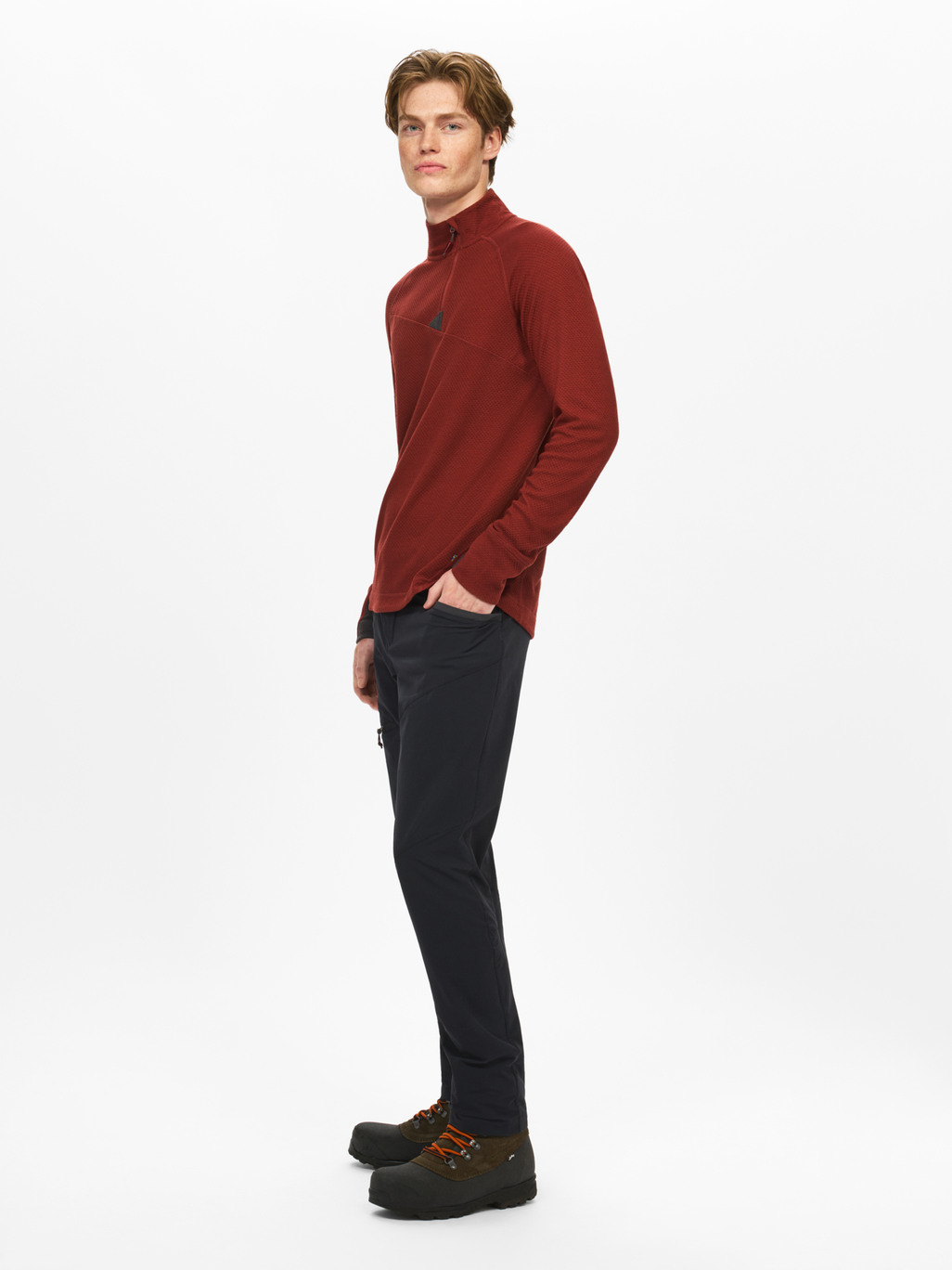 Image 3 for product Huge Half Zip Sweater Men's