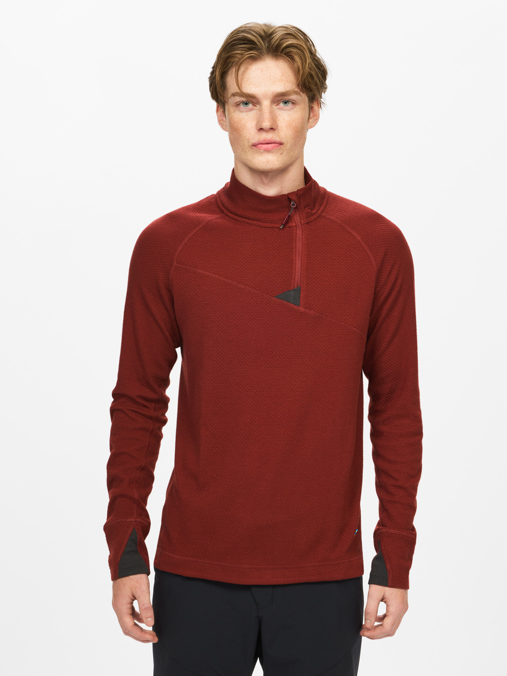 Advantages image for product Huge Half Zip Sweater Men's