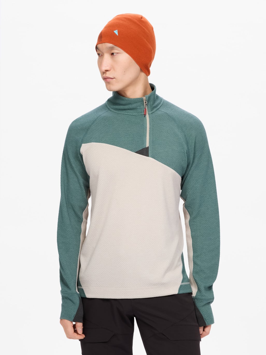 Advantages image for product Huge Half Zip Sweater Men's