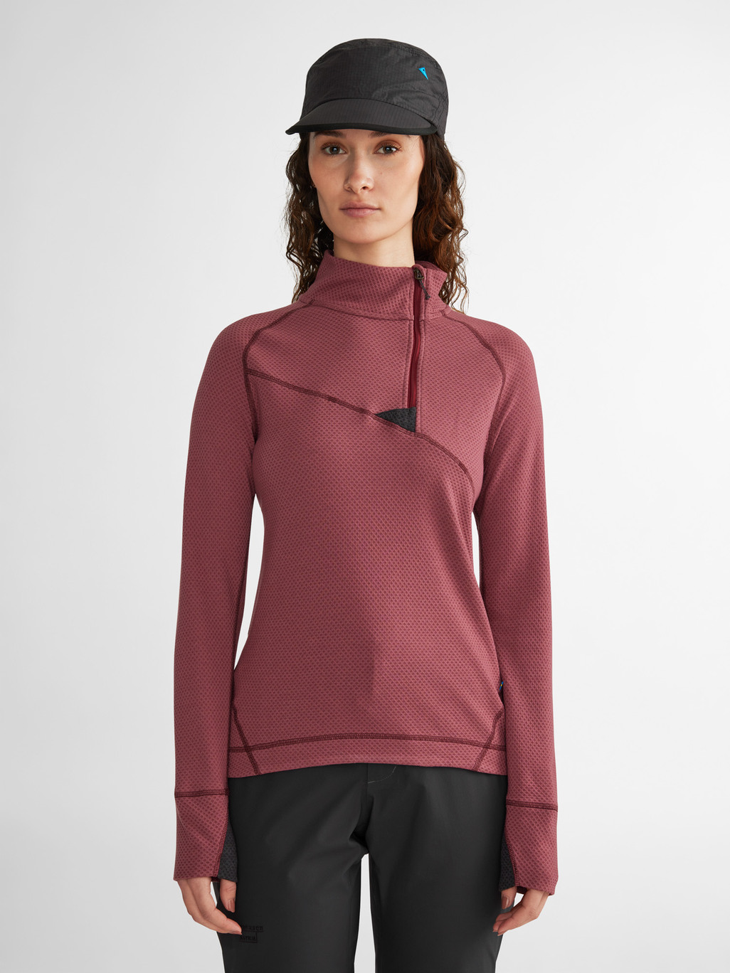 Image 3 for product Huge Half Zip Sweater Women's