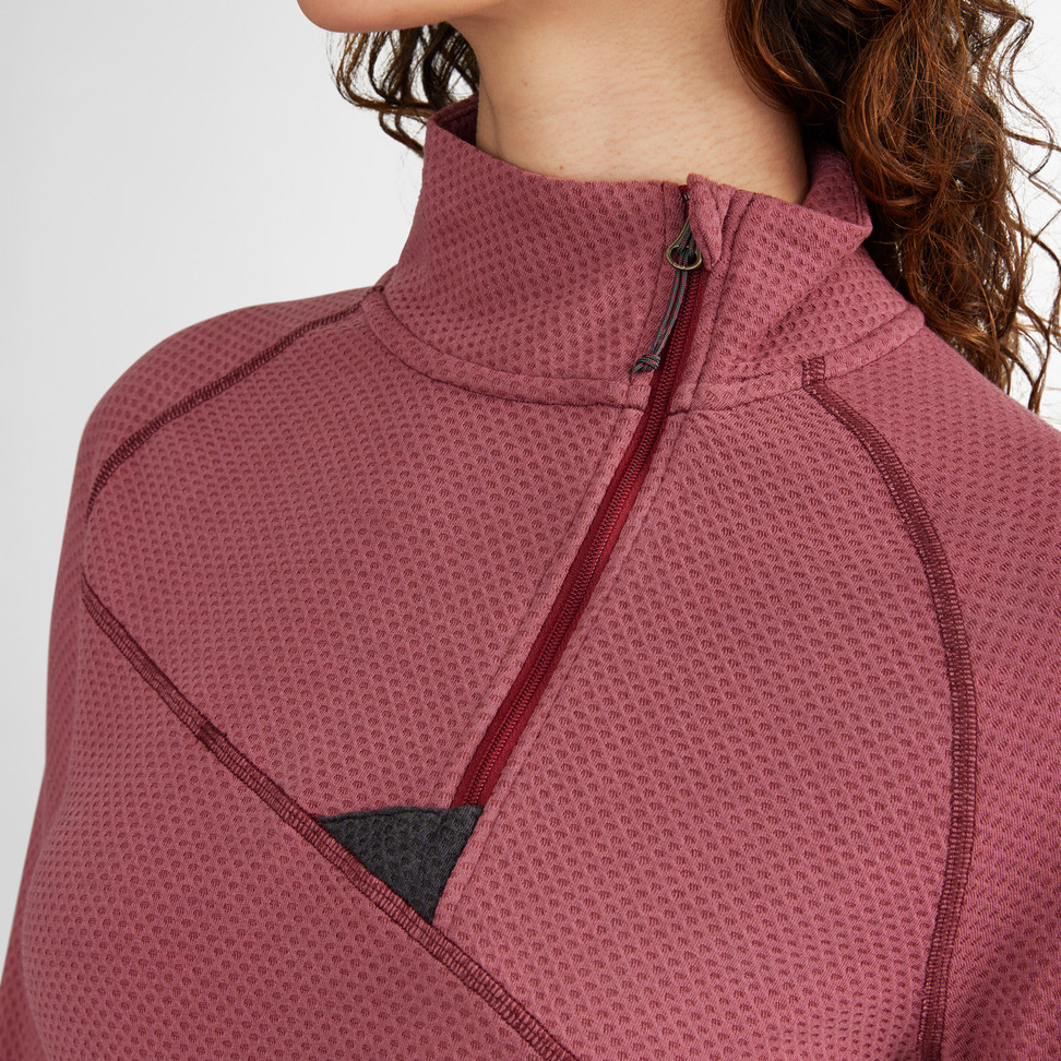 Image 7 for product Huge Half Zip Sweater Women's