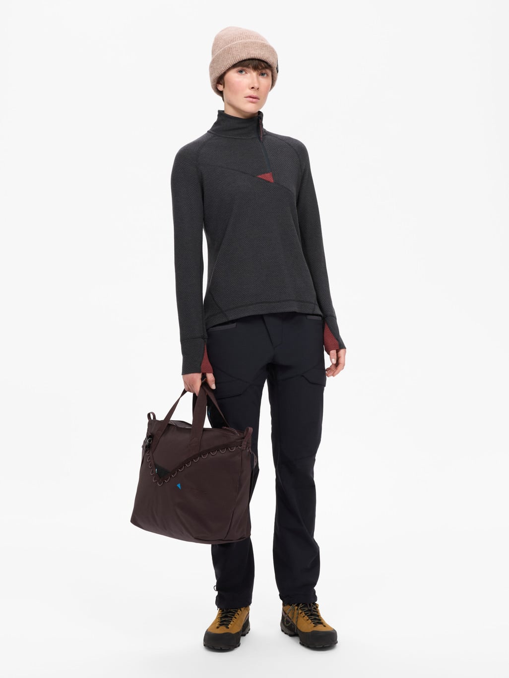 Image 2 for product Huge Half Zip Sweater Women's