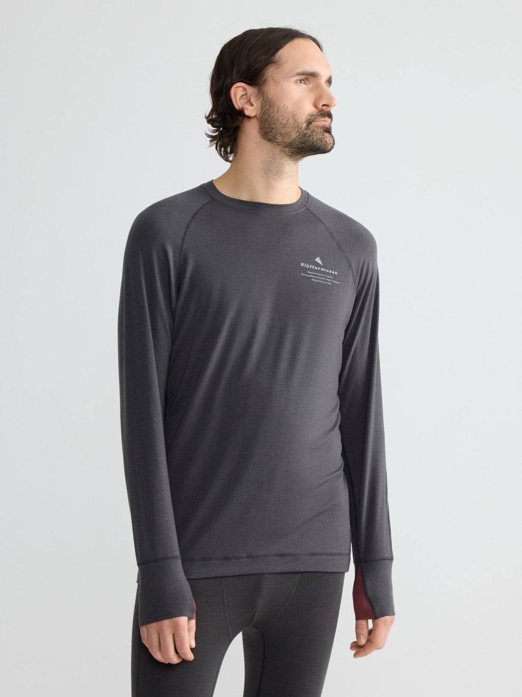 Image 3 for product Fafne Crew LS T-shirt Herren