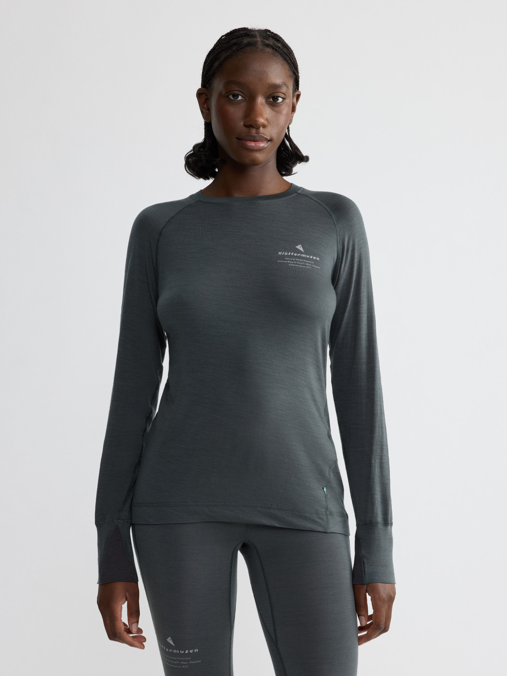 Image 3 for product Fafne Crew LS Tee Women's
