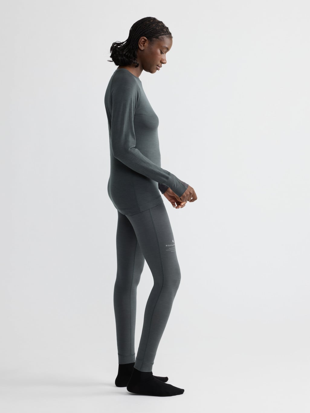 Image 3 for product Fafne Crew LS Tee Women's