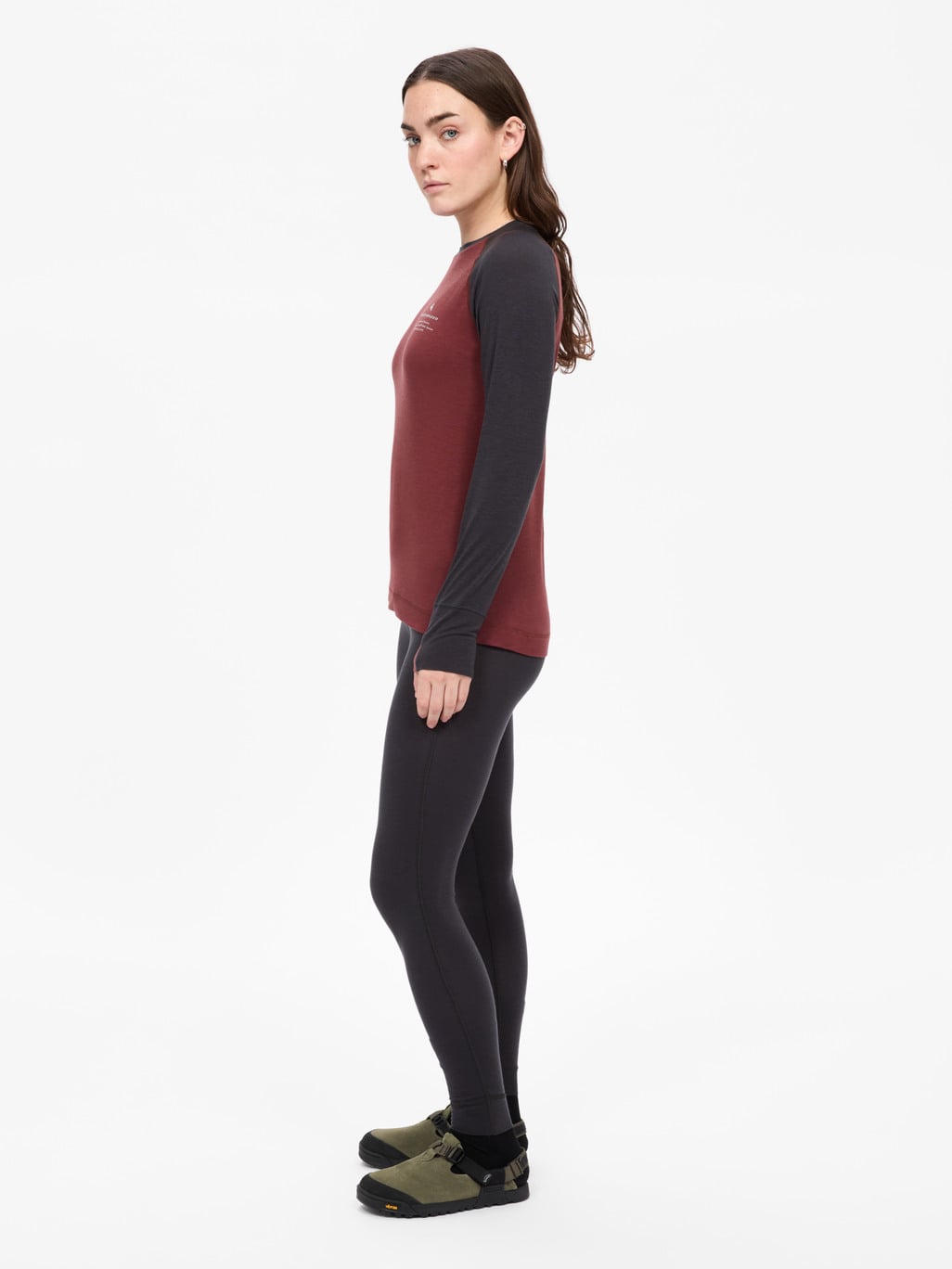 Image 3 for product Fafne Crew LS Tee Women's