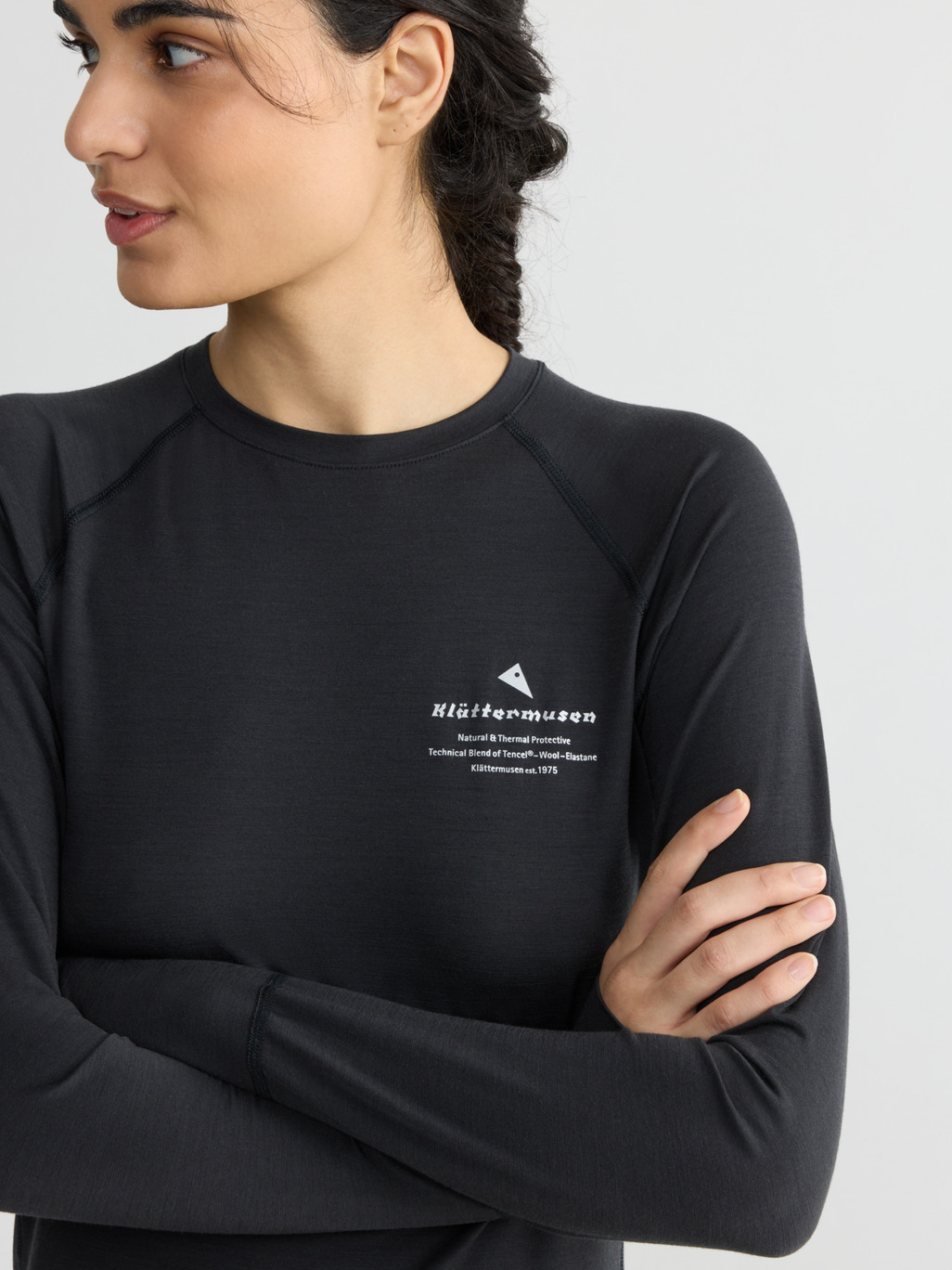 Image 5 for product Fafne Crew LS Tee Women's
